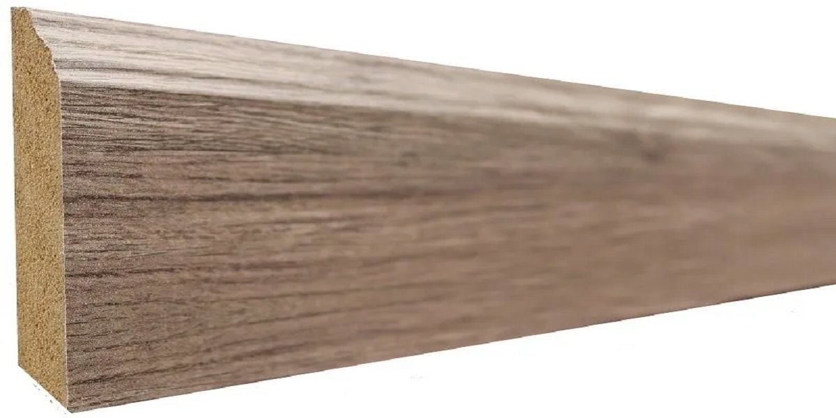 Skirting Rift Oak MDF Wrapped 100mm x 14mm x 2250mm