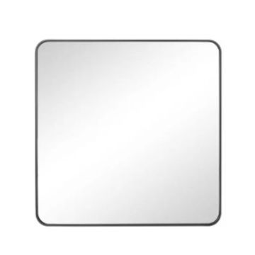 Black square mirror