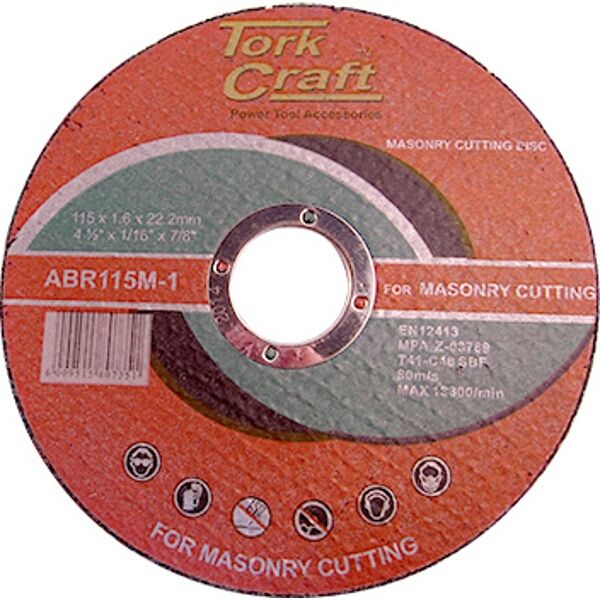 Cutting Disc Masonry 115 X 1.6 X 22.2Mm