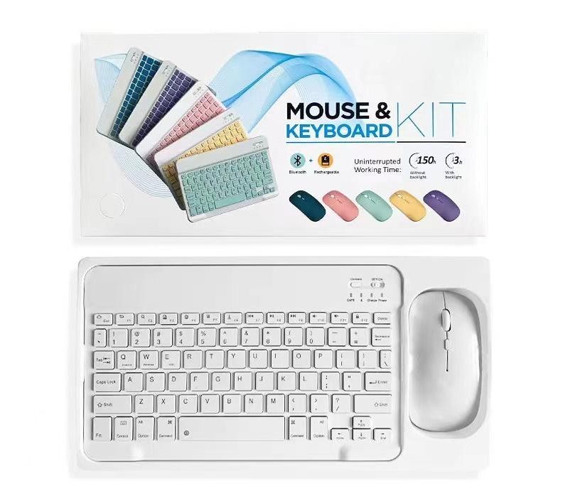 Wireless Keyboard and Mouse Set -White