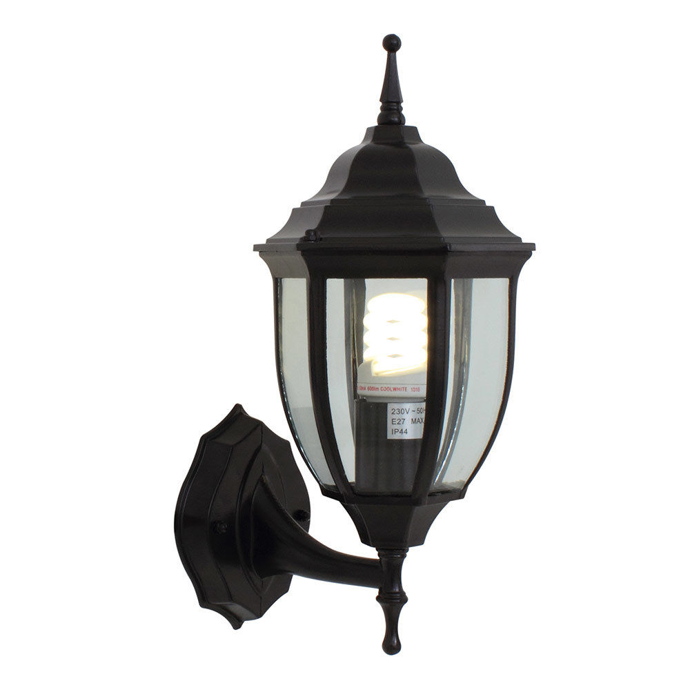 Eurolux - Lantern - 6 Panel - Up Facing - Black