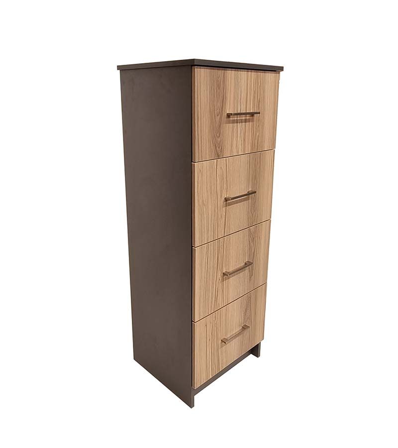 Colchester Hanging Folder Chest - Storm Grey & Sahara