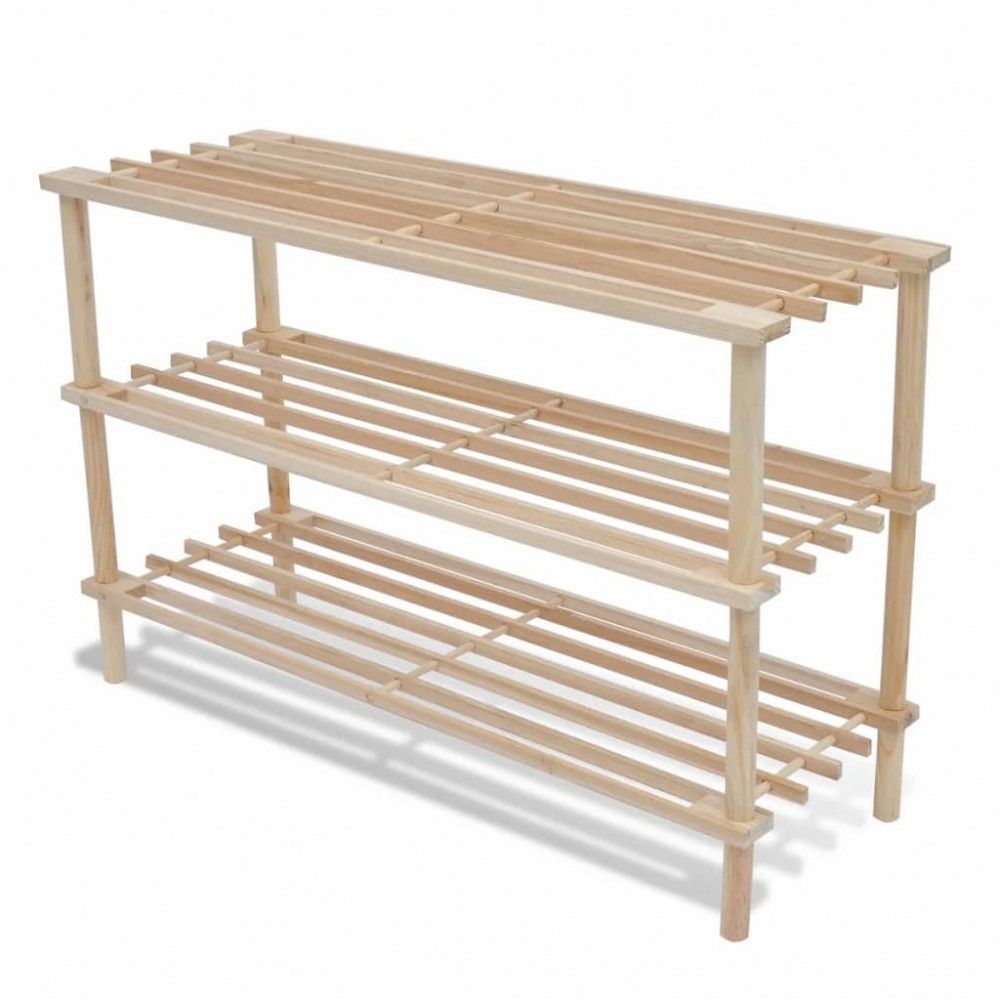 3 Tier Bamboo Shoe Rack