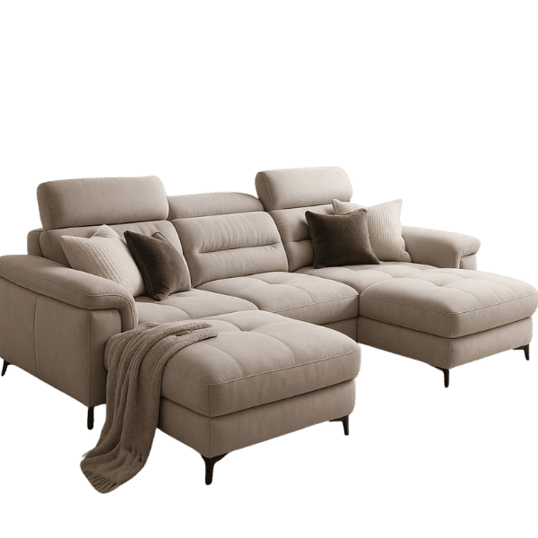 Innofurn- L-Shape Recliner Couch