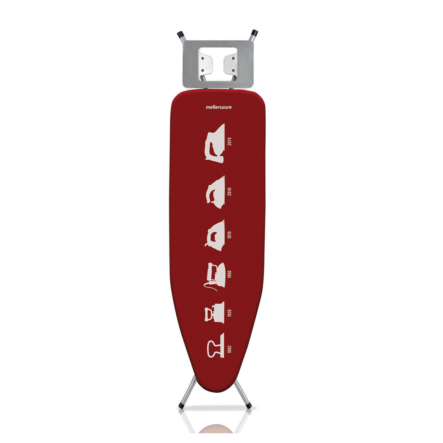 Mellerware Ironing Board Powder Coat White 110 x 32cm 