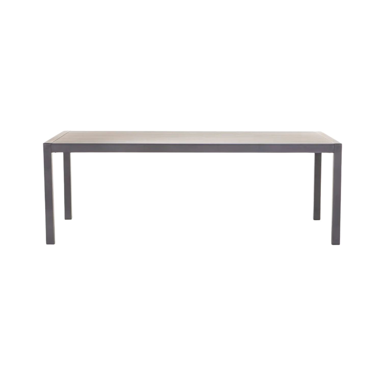220x100cm Weatherproof Outdoor Dining Table