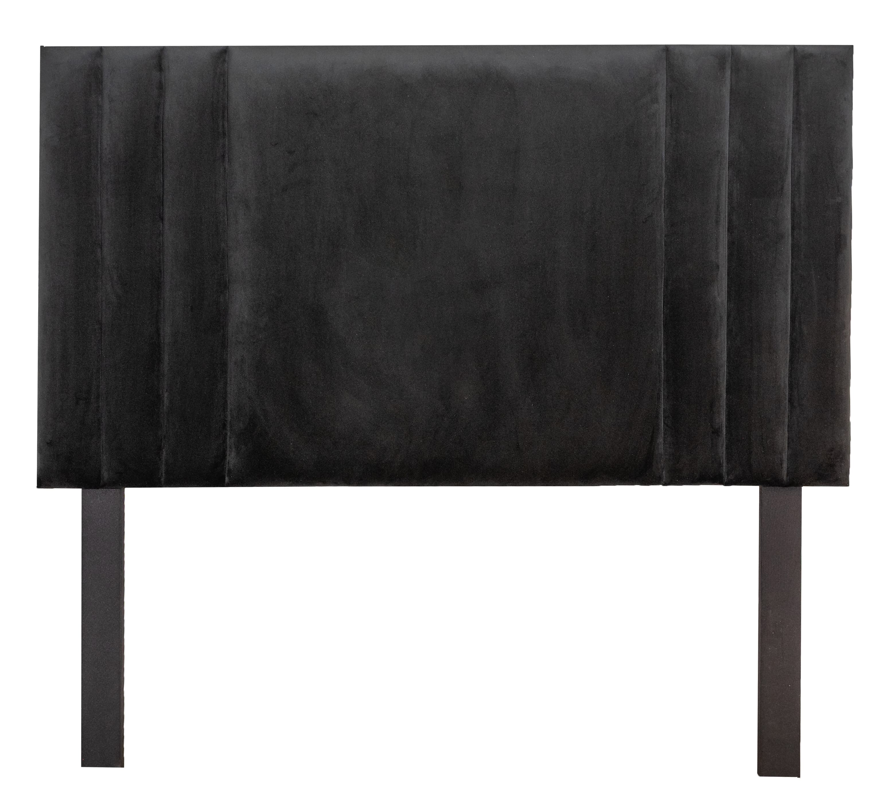 Emma Headboard - Black Velvet - Queen