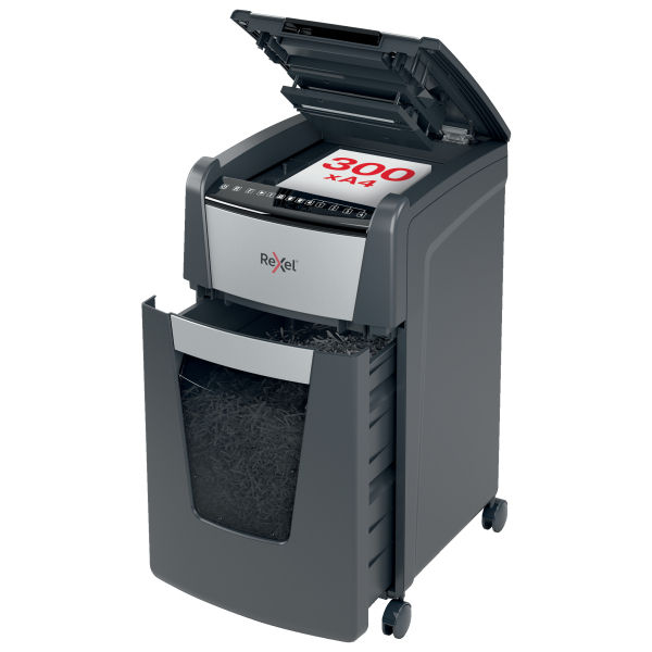 Rexel Optimum AutoFeed 300X Automatic Cross Cut P4 Paper Shredder
