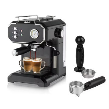 RAF Twin Brew Pro - 15Bar Espresso & Cappuccino Coffee Maker R.104B - EMS
