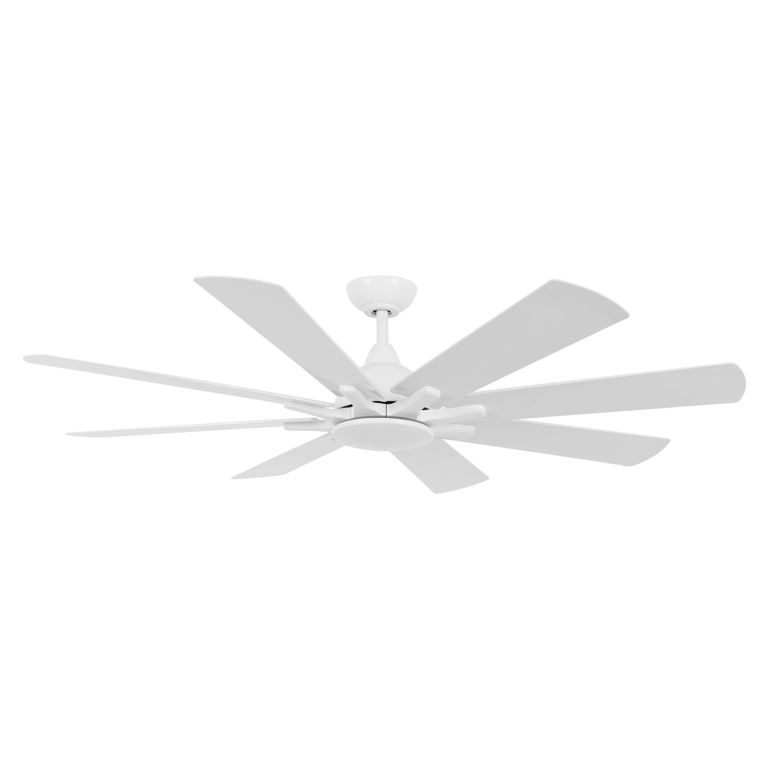 Zebbies Lighting Raven Matte White 60W DC Ceiling Fan with Remote Control