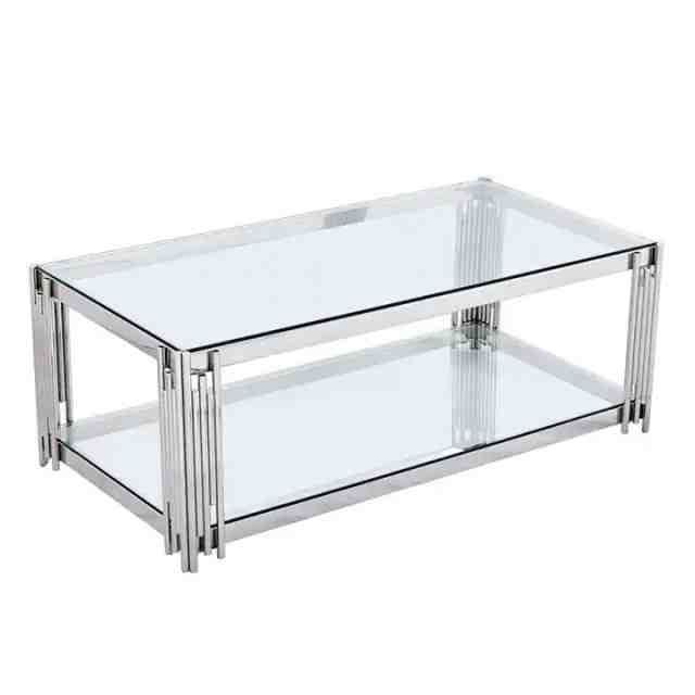 CozyCraft - Abacus Coffee Table (Silver)