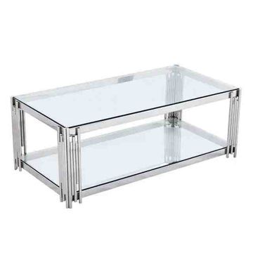 CozyCraft - Abacus Coffee Table (Silver)
