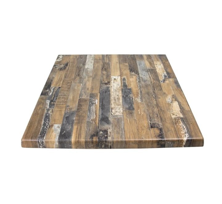 Vividitto - Werzalit Square Cafe Table Top 80cm - Maracaibo