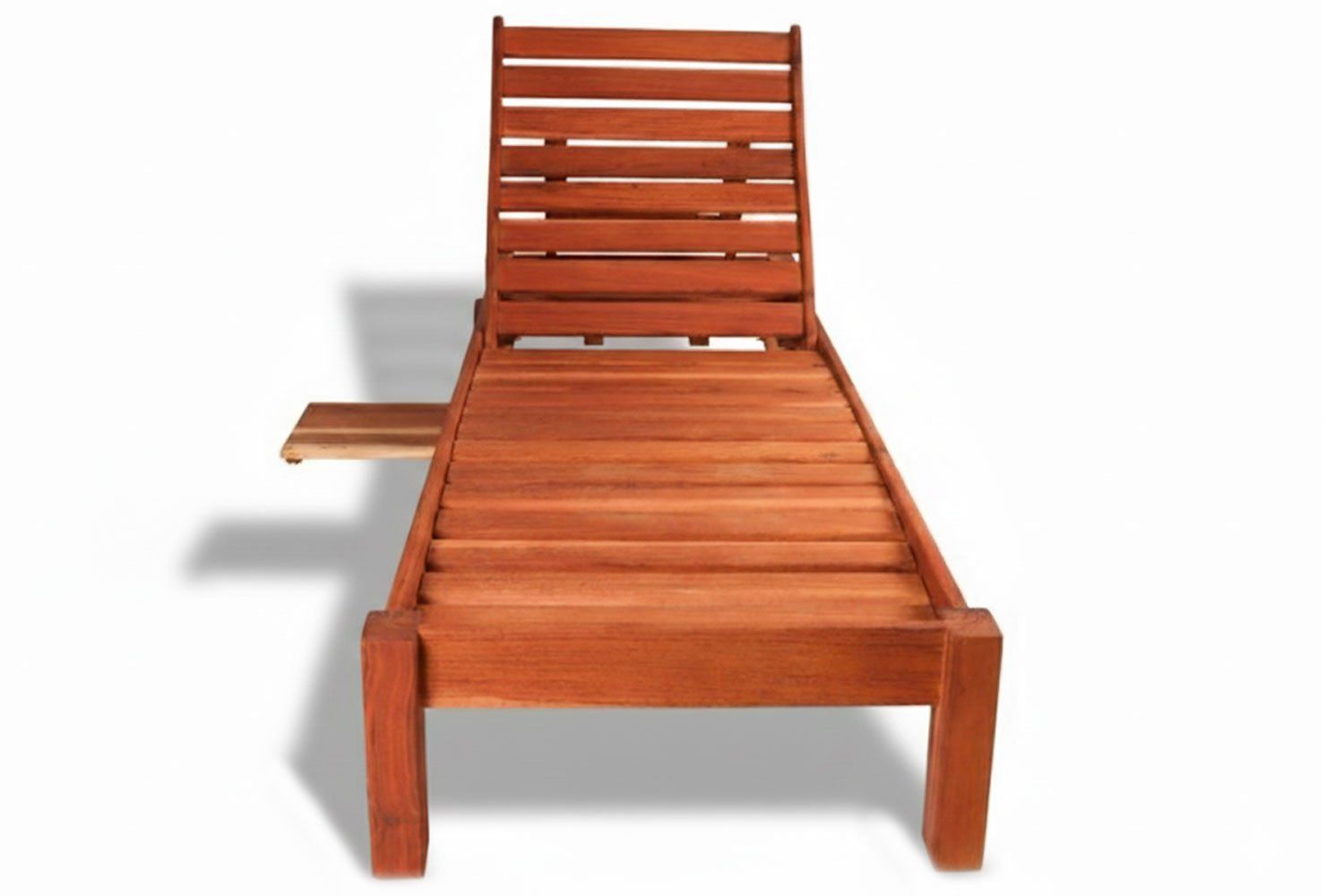 Zambezi Teak Sun Lounger (Cushion Excluded, Cover When Not in Use)
