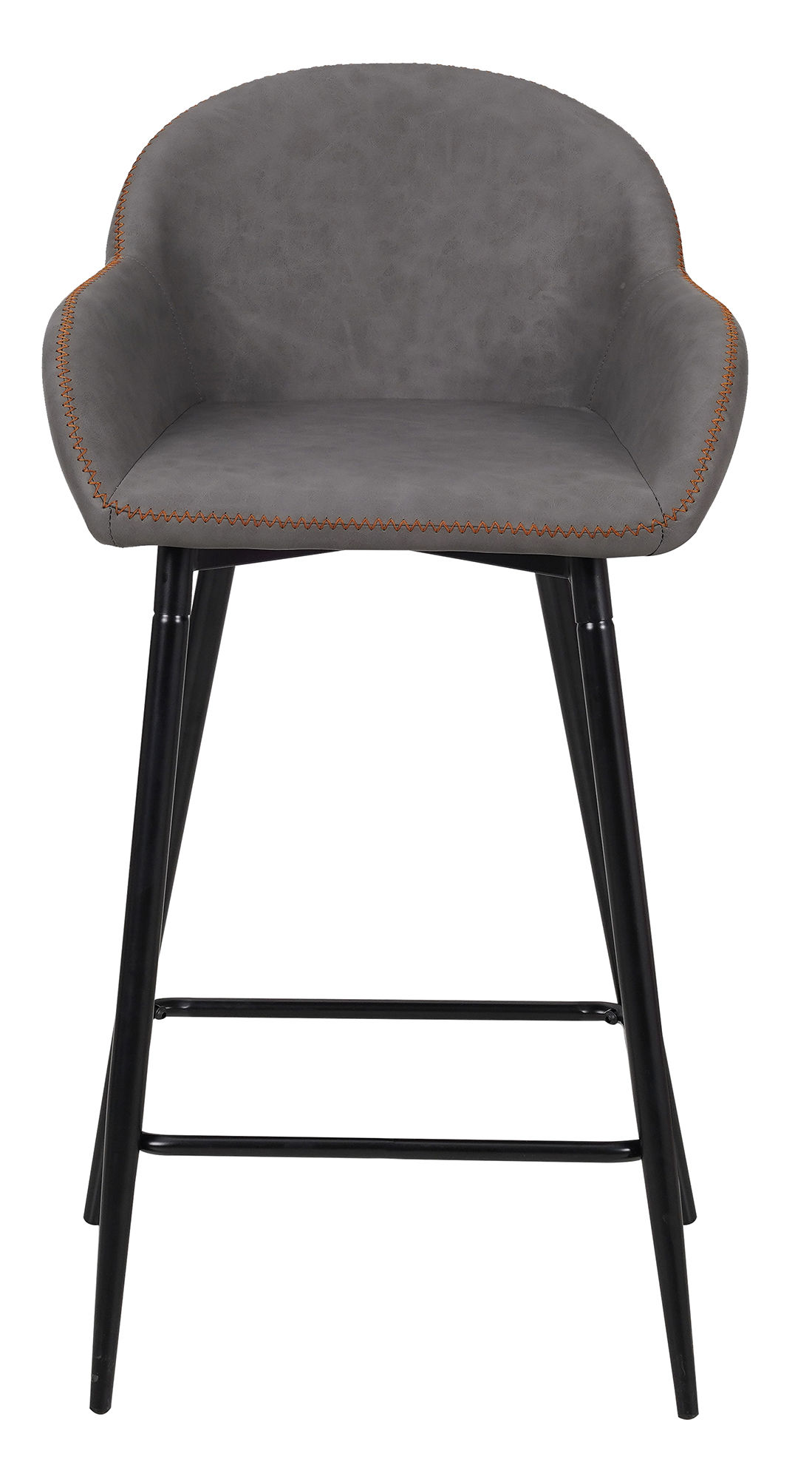 Manhattan P.U leather Bar Stool-Grey KT211
