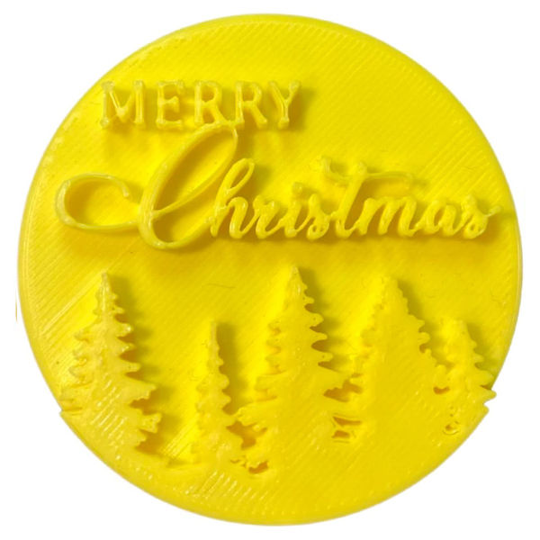 Home Hub 'Merry Christmas' with Trees Cookie Embosser