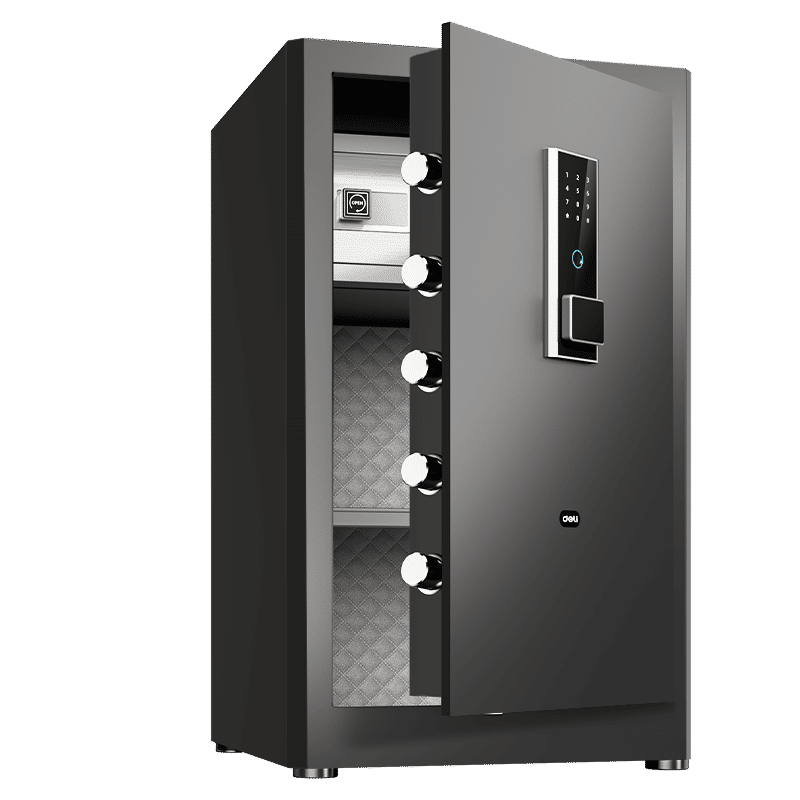 Deli Heavy Duty Carbon Steel Fingerprint & Digital Security Safe 80*48*42CM