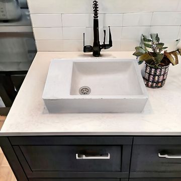 Ivory Indoor & Outdoor Basin 420 x 240 x 115mm