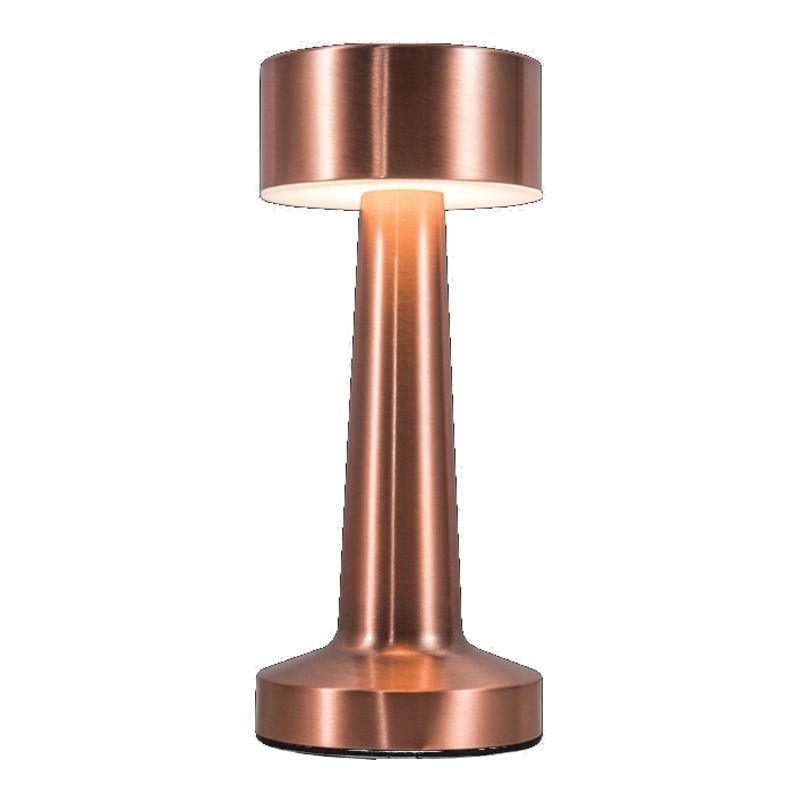 230v 2W LED Copper Turret Rechargeable Table Lamp