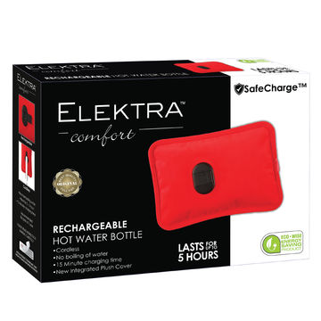 Electric Hot Water Bottle-Red