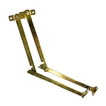 Folding Stay, Brass Plated, 240mm, 2 Pieces