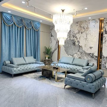 Samaita Luxury Chesterfield 3pc Set - Beige