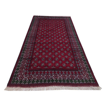 Stunning Afghan Kunduz Carpet 298 x 195 cm