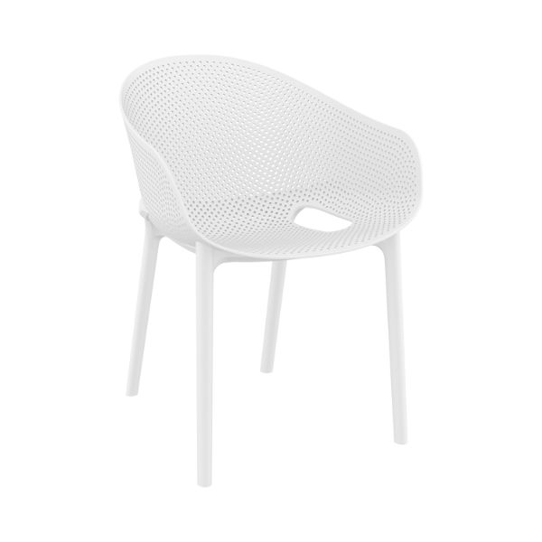 Siesta exclusive Sky Pro Arm Chair - White