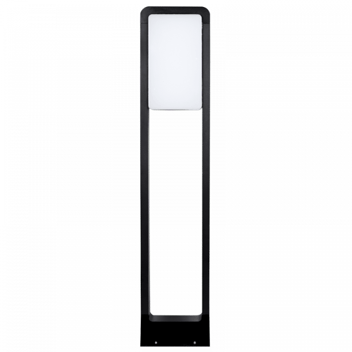Aluminium Standing Lantern with Clear Glass