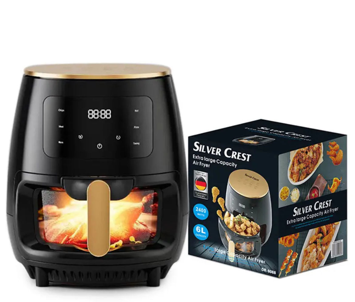 Silver Crest Air Fryer (6L) 2400W Red – Royal Brands Co