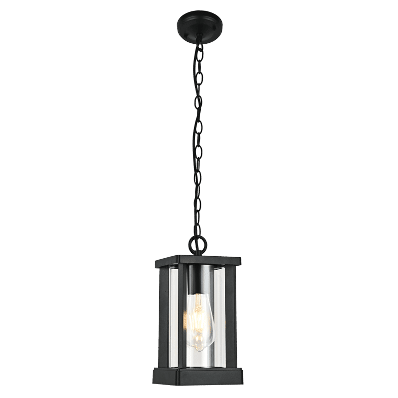 IP44 Sleek Glass and Metal Hanging Light - EMS