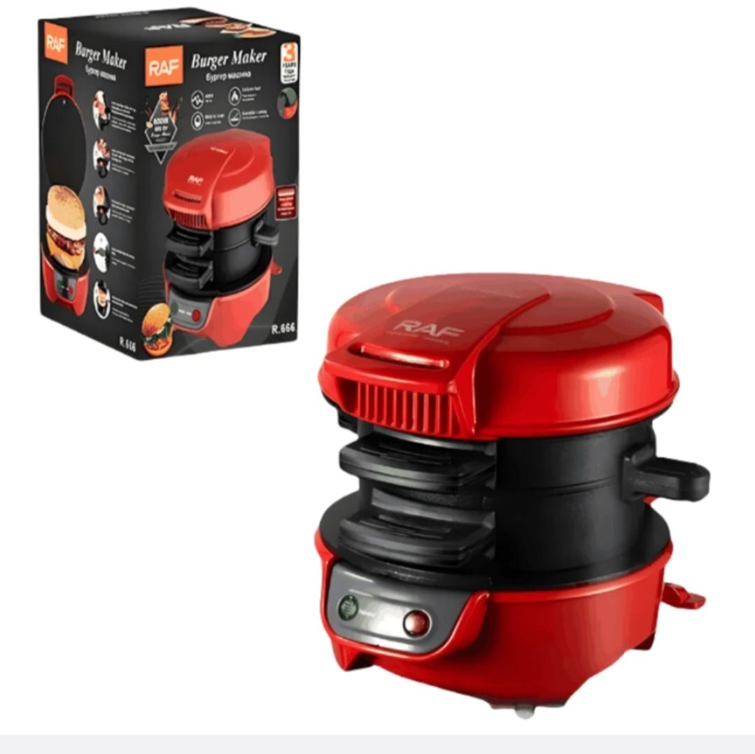 RAF Mini Non Stick Electric Hamburger Machine