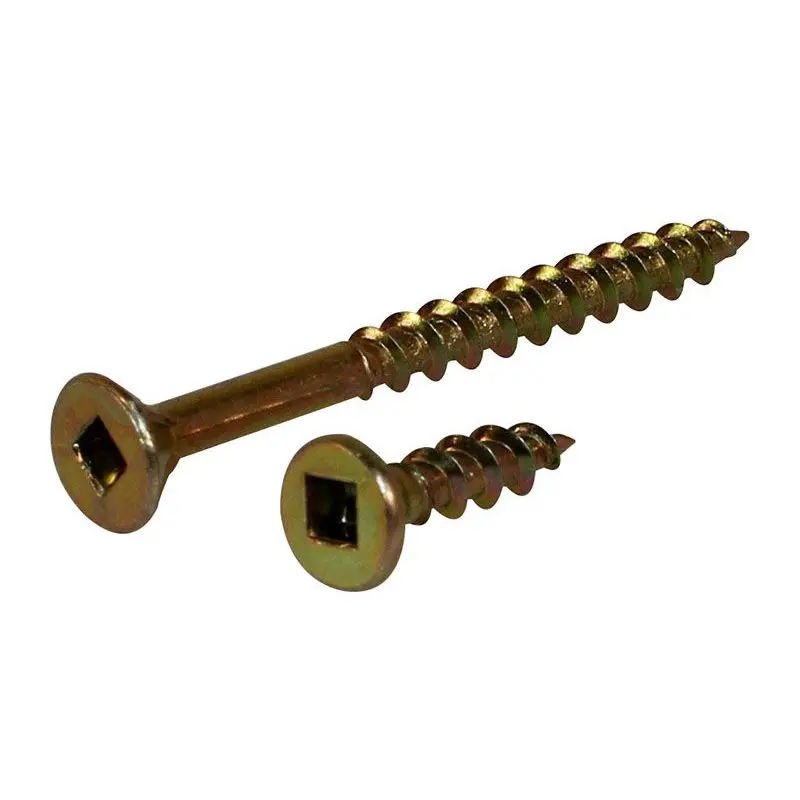 Chipboard Screws, Square, No.6, 3.5mm x 50mm, 80 Pieces