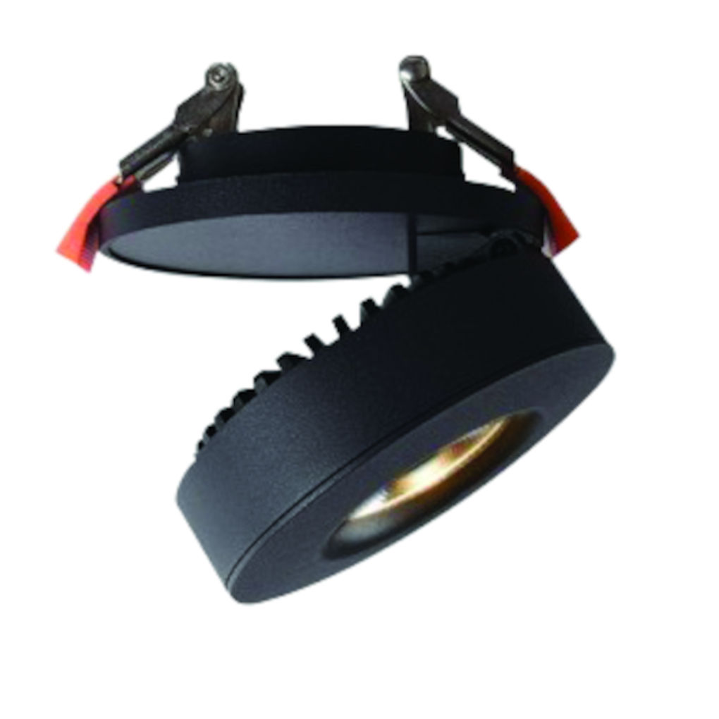 Modern Ceiling Spotlight 12W Black R CW