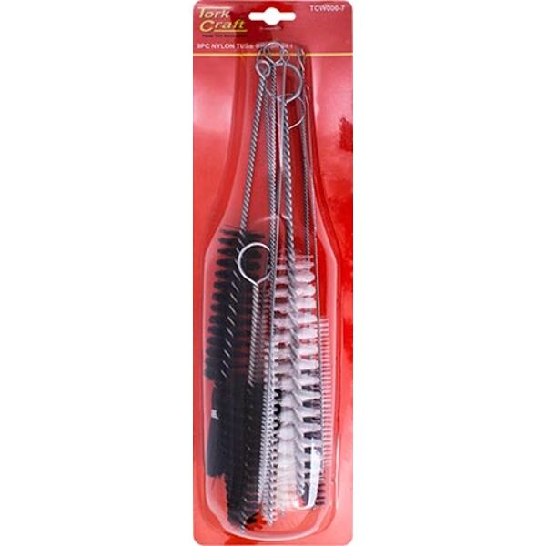 Tube Pipe Brush Set Nylon 9Pc