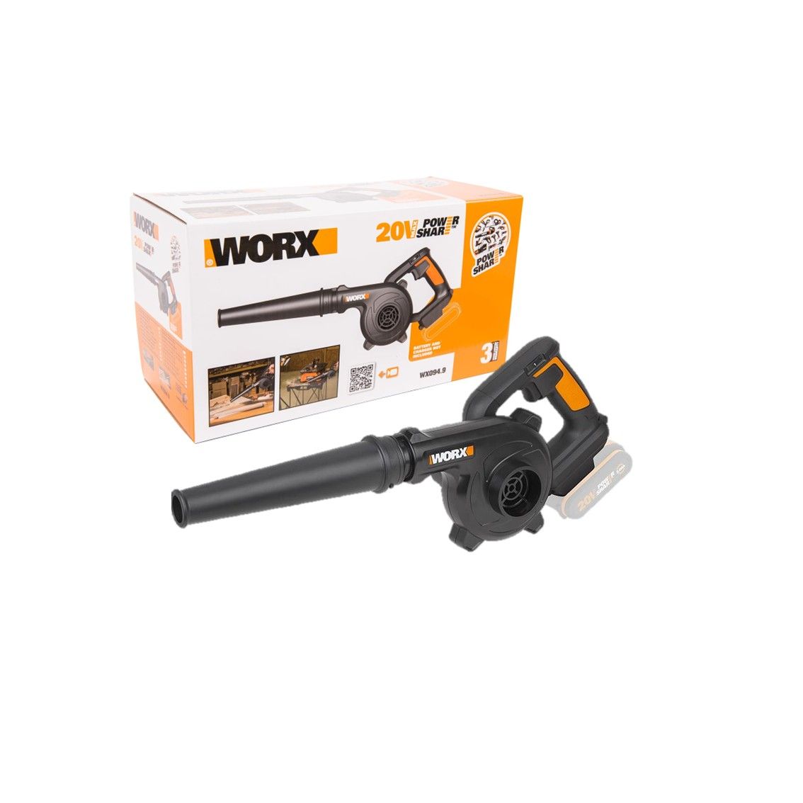 WORX Workshop&Jobsite Blower 20V TOOL ONLY