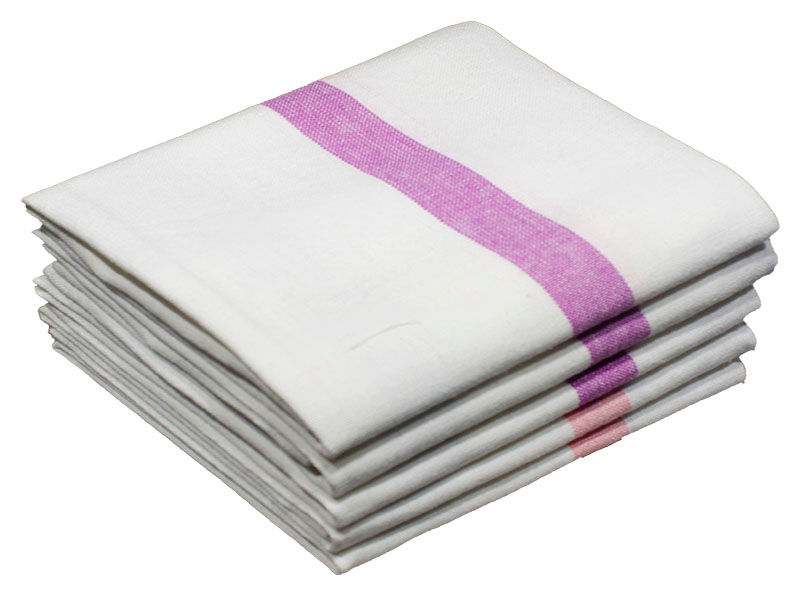 Bunty's Kitchen Towel - Design 2091 - 050x070cms - (05 Pc Pack) - Thick Stripe - Royal Lilac