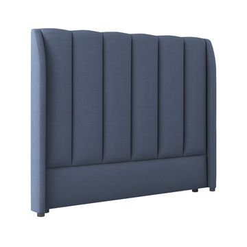 Celestia Upholstered Wingback Headboard Double Electra
