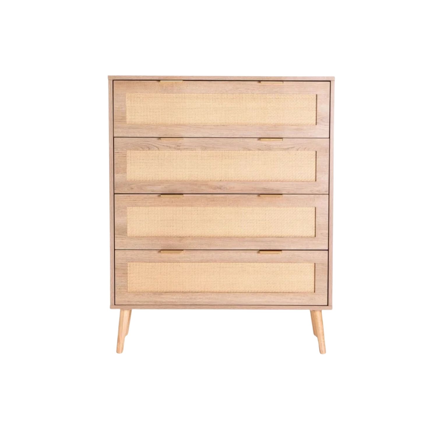 4 Drawer Chest with Wooden Finish