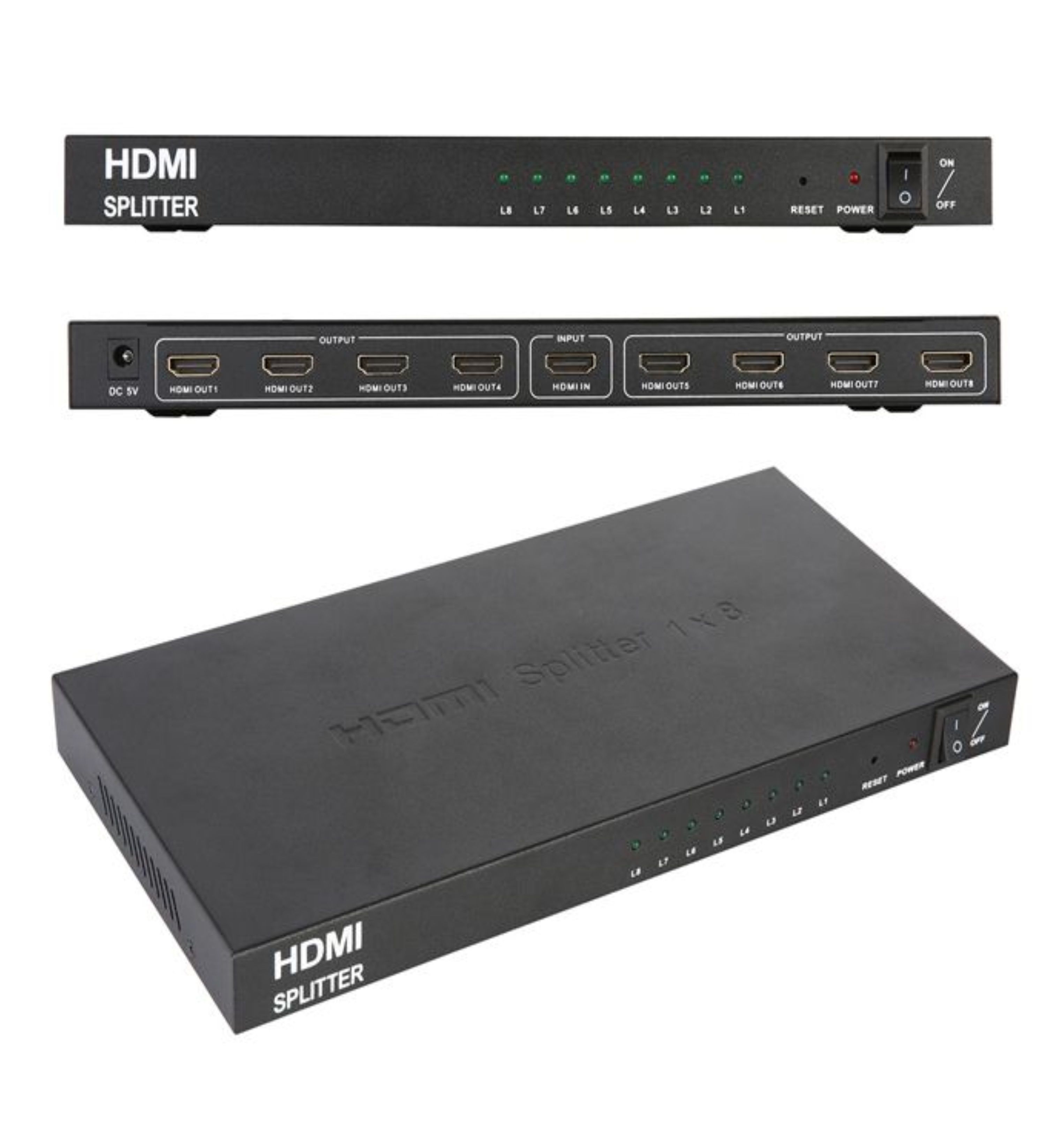 1x8 HDMI Splitter-high definition multimedia interface