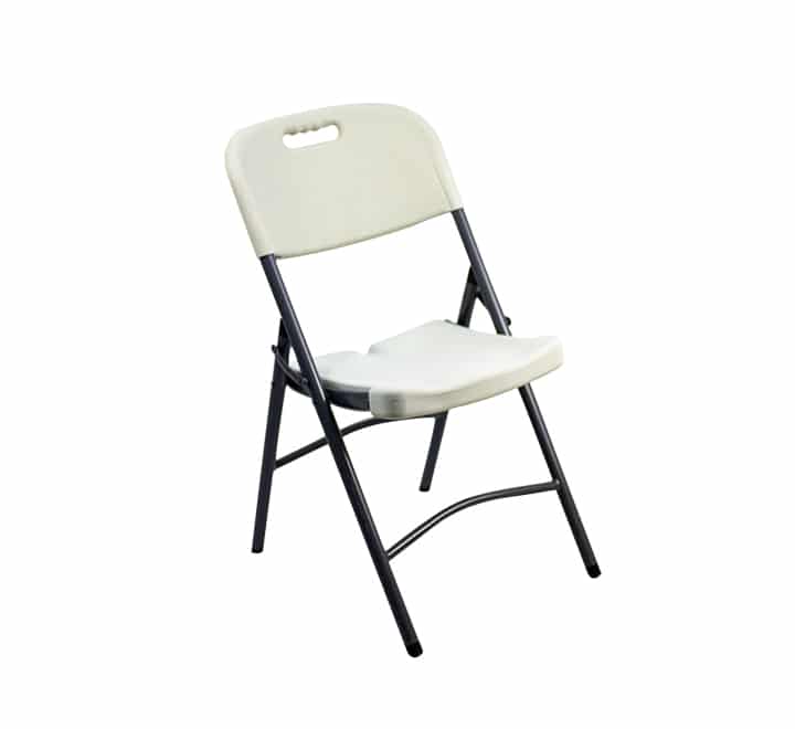 Vividitto - Plastic Folding Chair - White