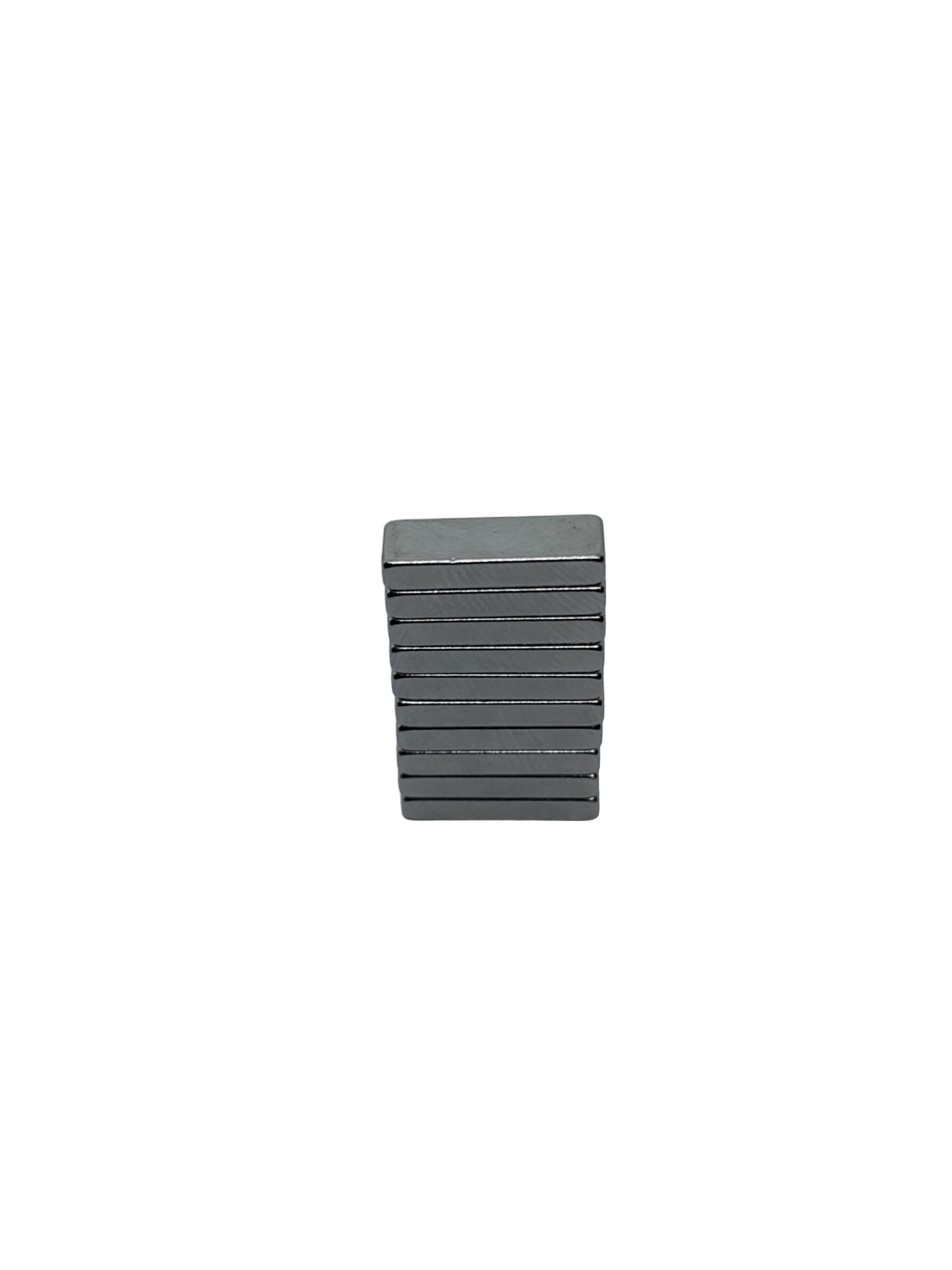 Rare Earth Rectangle Magnet 15x5x2.5 N38 - 10 Pack