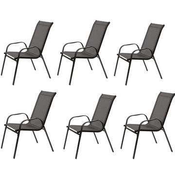 Seagull KD Textilene Patio Chair Set Of 6