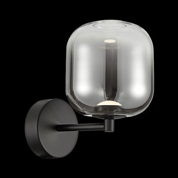 230v 4W LED Misty Morning Wall Light Smoke