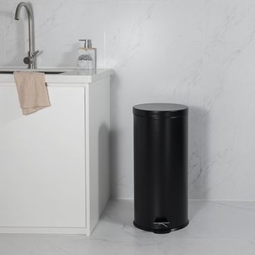 30 L Steel Pedal Bin Roma