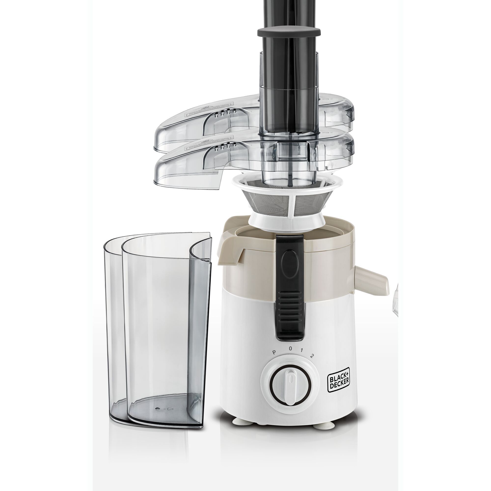 Black Decker 250W Juicer Extractor with Large Feeding Chute