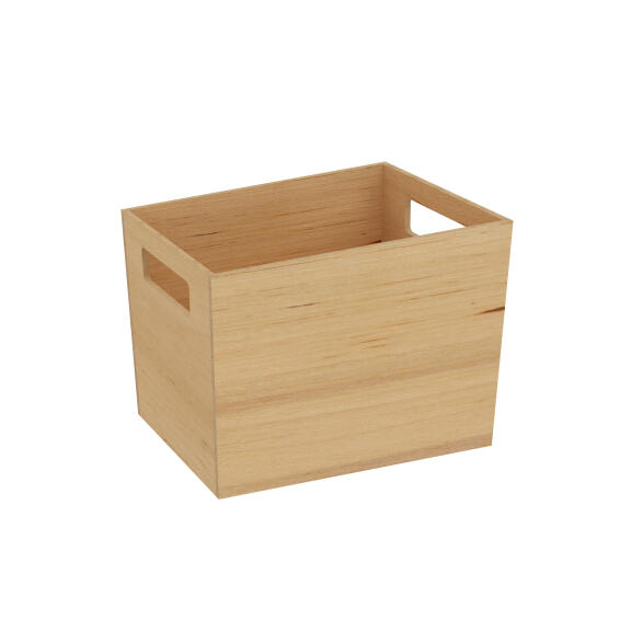 Kitchen Acacia Wood Box For Splashback Rail Or Drawer 30 X 20 X 14.7Cm