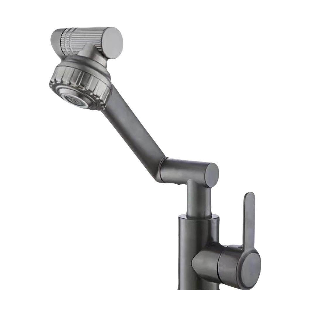 PLASTIC BASIN MIXER SINGLE LEVER - GREY