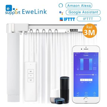 Ewelink Smart Motorized Electric Curtain Rail WiFi 3m