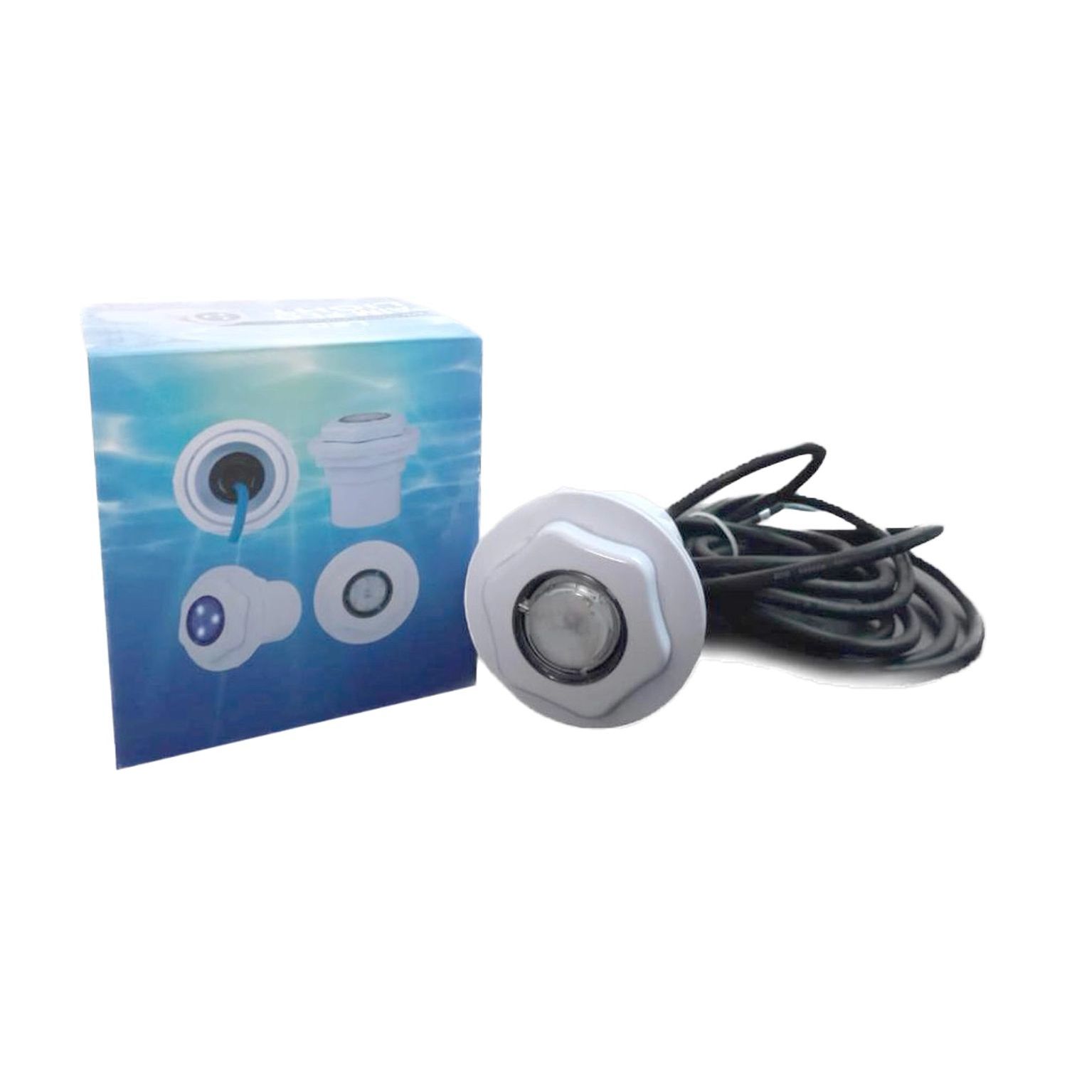 LED Aimflow Pool Light White Complete With Cable